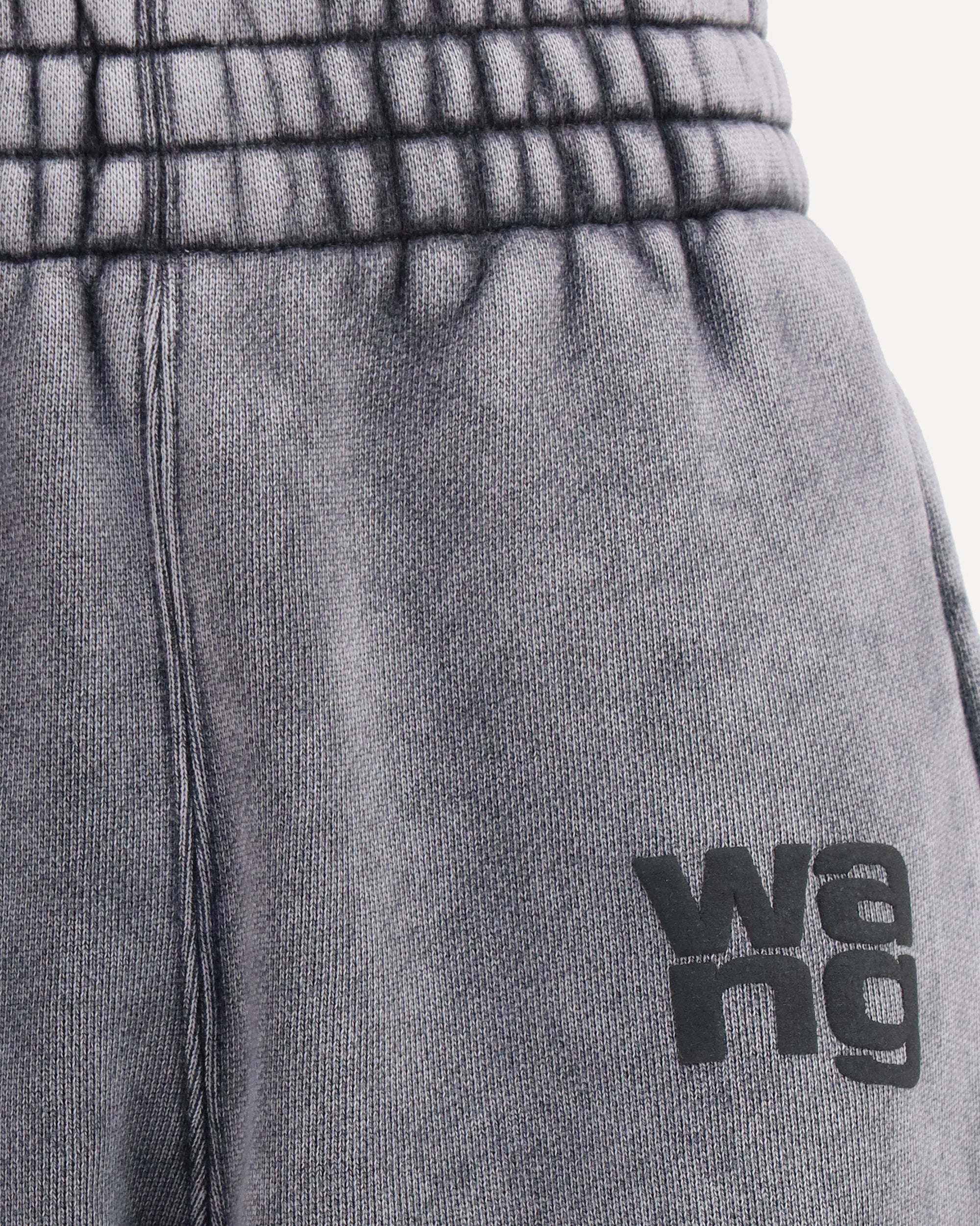 ALEXANDER WANG Essential Terry Classic Sweatpant Puff GREY Base Blu