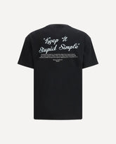 Kiss Quote T-shirt - BLACK | Base Blu