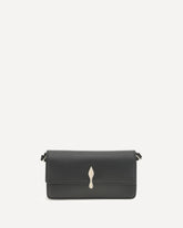 Portafogli Bettina con catena  - NERO | Base Blu
