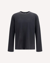 Rond Carré long-sleeve T-shirt - BLACK | Base Blu