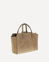Flap Medium Handbag - BEIGE | Base Blu
