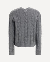 Maglione in Lana Mouliné - GRIGIO | Base Blu