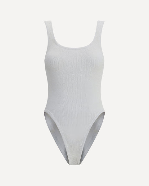 HUNZA G One-piece Swimsuit WHITE | Base Blu HUNZA G One-piece Swimsuit WHITE | Base Blu