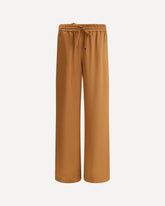 Satin Pajama Pants - BROWN | Base Blu
