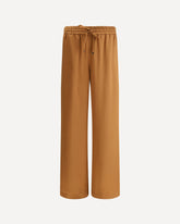 Satin Pajama Pants - BROWN | Base Blu