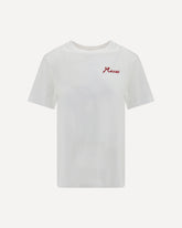 T-shirt in cotone  - BIANCO | Base Blu