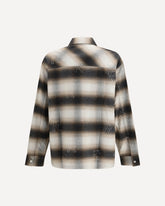 All Over Initial Flannel Shirt - MULTICOLOUR | Base Blu