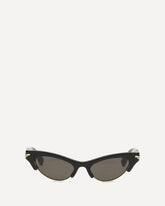 Angle cat-eye Sunglasses - BLACK | Base Blu