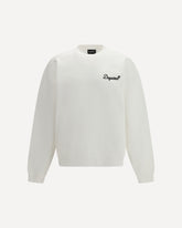 Logo cotton Sweatshirt - WHITE | Base Blu