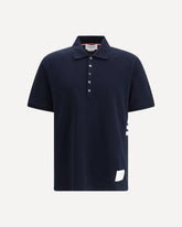 Maglia Polo con iconiche bande - BLU | Base Blu