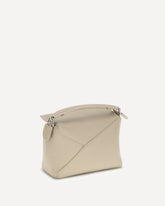 Puzzle Edge mini Handbag - BEIGE | Base Blu