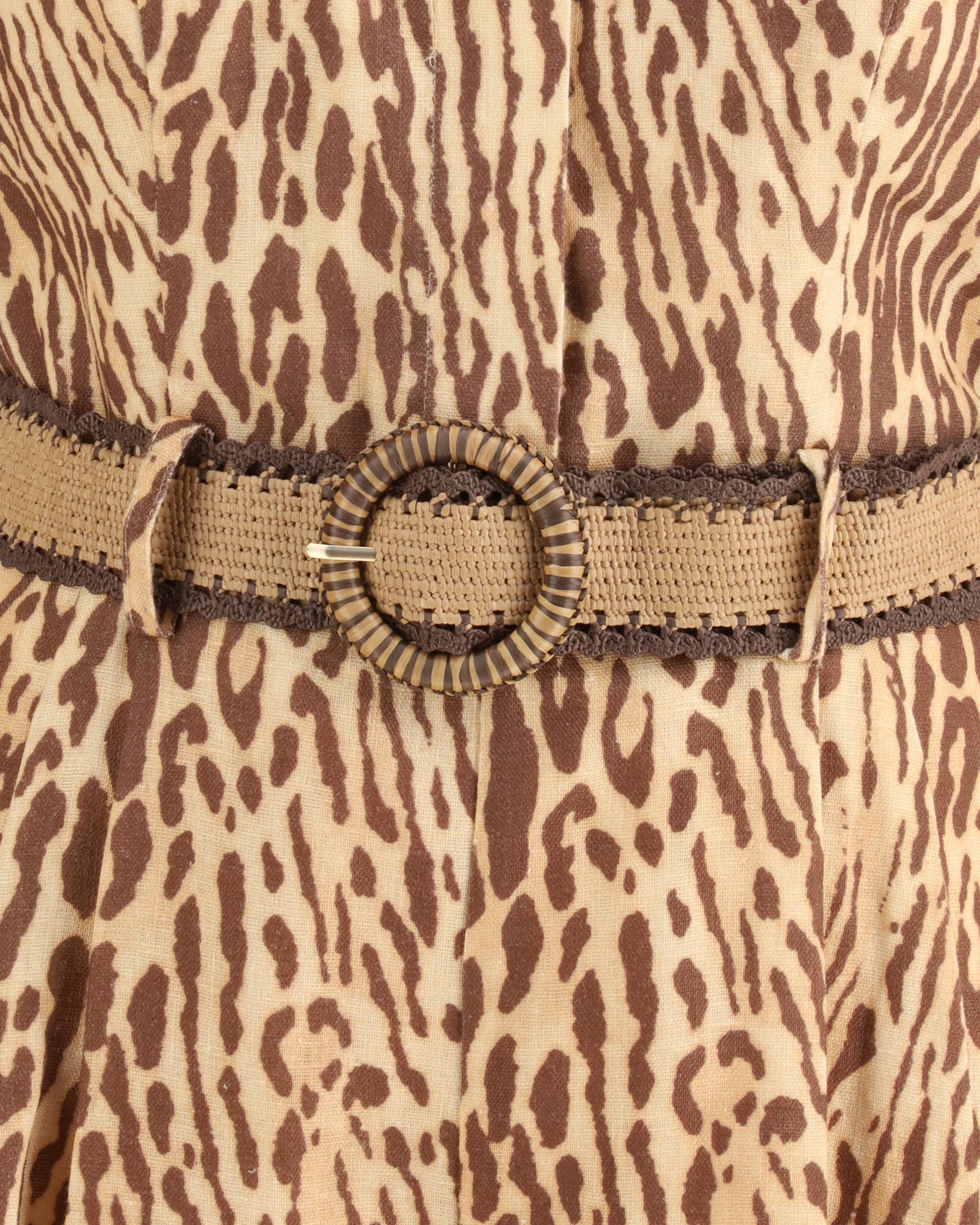 ZIMMERMANN Leopard short Dress MULTICOLOUR | Base Blu