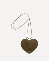 Cœur Bimaterial Shoulder Bag - KHAKI  | Base Blu