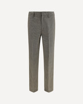 Tailored wool Pants - BROWN | Base Blu