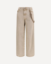 Lauryn Jeans with jeweled cord - BEIGE | Base Blu