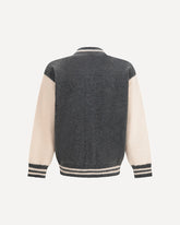 Cashmere and silk Bomber - MULTICOLOUR | Base Blu