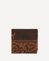 Soufflé cashmere Scarf with baroque motif - MULTICOLOUR | Base Blu