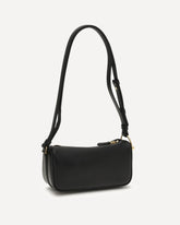 Half Horsebit shoulder Bag - BLACK | Base Blu