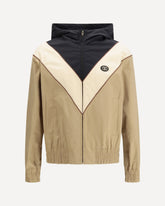 Nylon hooded windbreaker Jacket - MULTICOLOUR | Base Blu