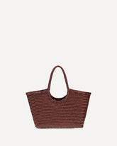 Borsa Tote Nantucket grande - BORDEAUX | Base Blu