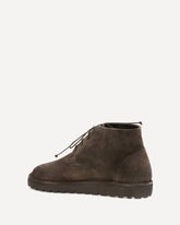 Sancrispa Alta suede ankle Boots - BROWN | Base Blu