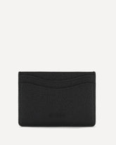Portacarte in pelle granulata - NERO | Base Blu