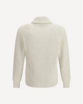 Ribbed Cardigan - CREAM | Base Blu