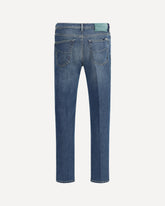 Denim Jeans Scott in Cotton and Lyocell - BLUE | Base Blu
