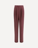 Habutai silk tailored Pants - PURPLE | Base Blu