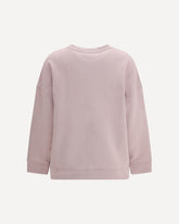 Cotton crewneck Sweatshirt - LILAC  | Base Blu