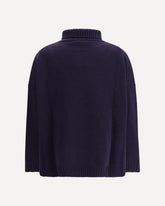 Wool turtleneck Sweater - BLUE | Base Blu