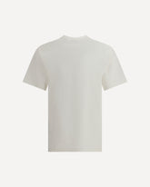 Medium-weight cotton jersey T-shirt - CREAM | Base Blu