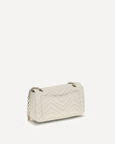 Borsa a Spalla media GG Marmont - BIANCO | Base Blu