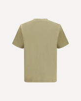 T-shirt in cotone con logo - KAKI  | Base Blu