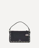 Small Rockstud Shoulder Bag - BLACK | Base Blu