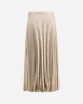 Gonna plissettata in Lana - BEIGE | Base Blu