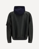 Cotton blend and twill Hoodie - MULTICOLOUR | Base Blu