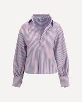 Claire stripes Shirt - LIGHT BLUE | Base Blu