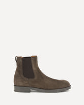 Suede Chelsea Boots - BROWN | Base Blu