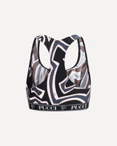 Reggiseno Sportivo in Lycra - MULTICOLORE | Base Blu