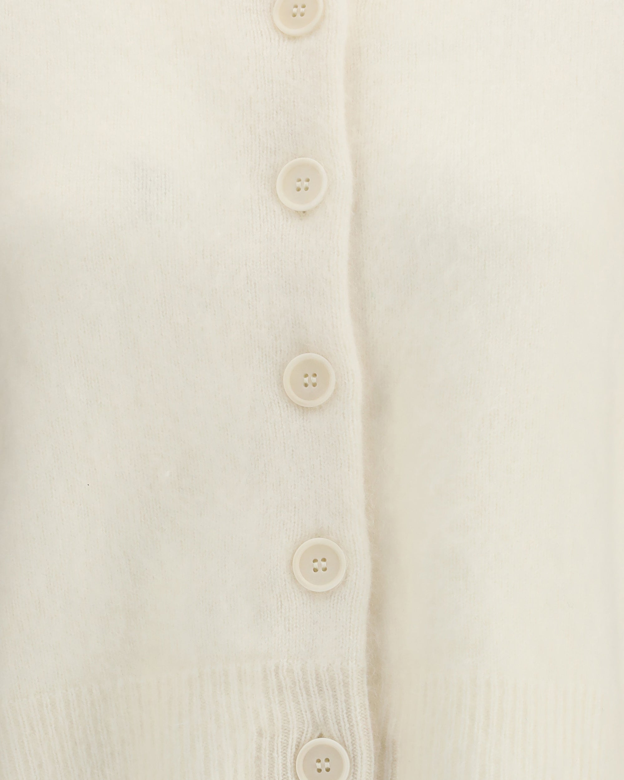 LISA YANG Azalea Cardigan WHITE | Base Blu