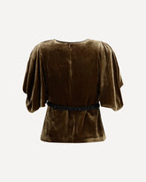 Velvet Top - BROWN | Base Blu