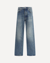 Wide Twist Jeans - BLUE | Base Blu