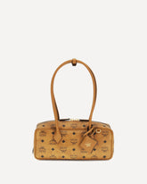 Aren East West Visetos Shoulder Bag - BROWN | Base Blu