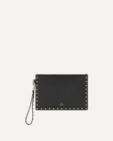 Rockstud Clutch - BLACK | Base Blu