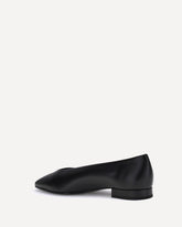 Leather Ballerinas - BLACK | Base Blu