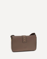 Love leather Shoulder Bag - BROWN | Base Blu