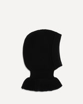 Ribbed wool Balaclava - BLACK | Base Blu