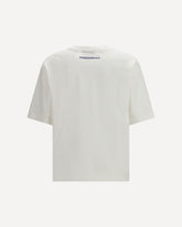 Graphic print T-shirt - WHITE | Base Blu