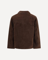 Suede Jacket - BROWN | Base Blu